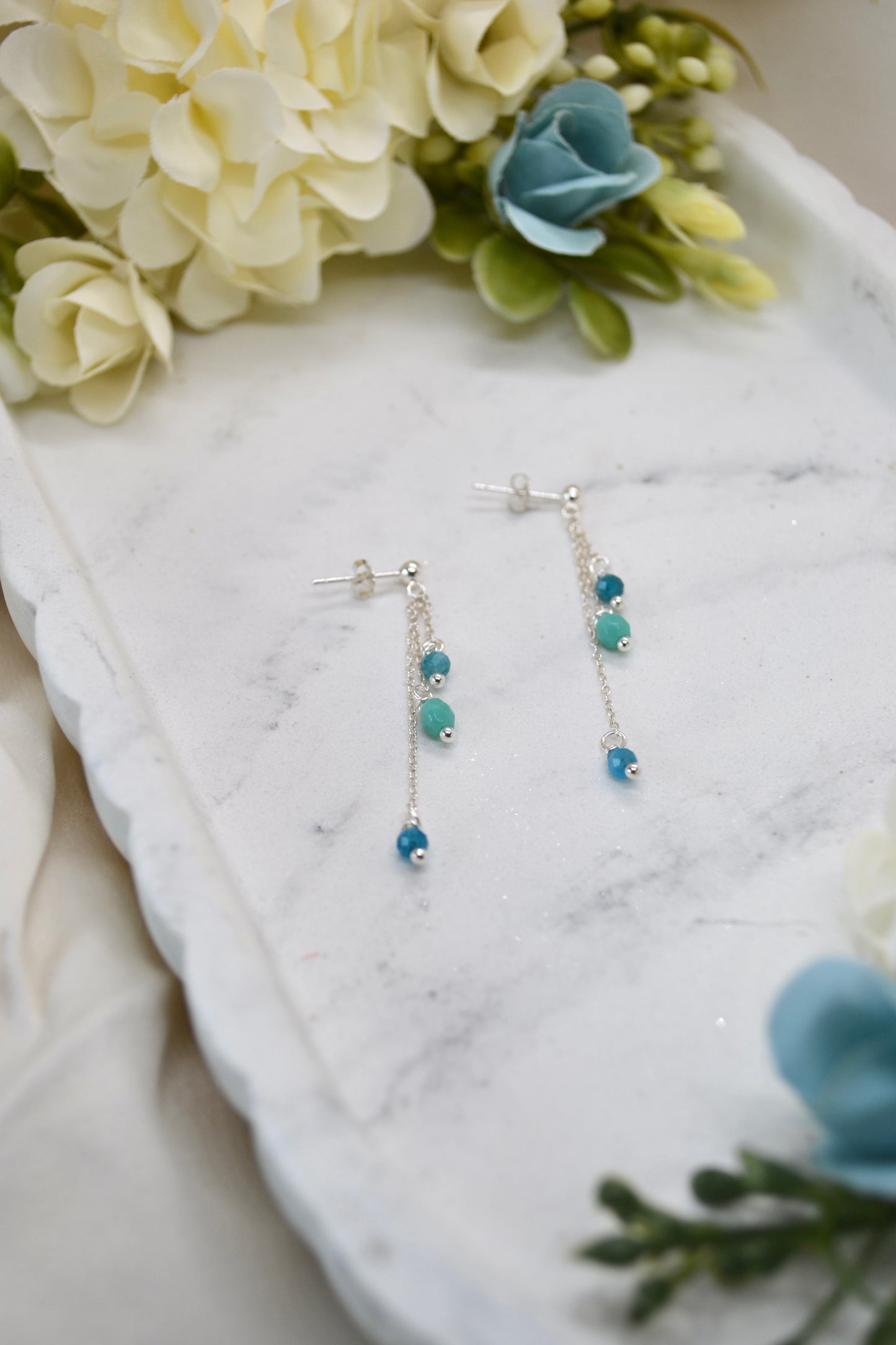 Apatite Dangle Earrings