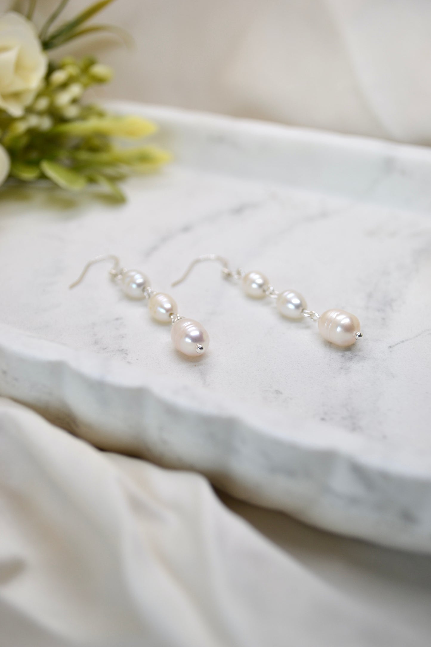 Pretty Pearl Drop Earrings