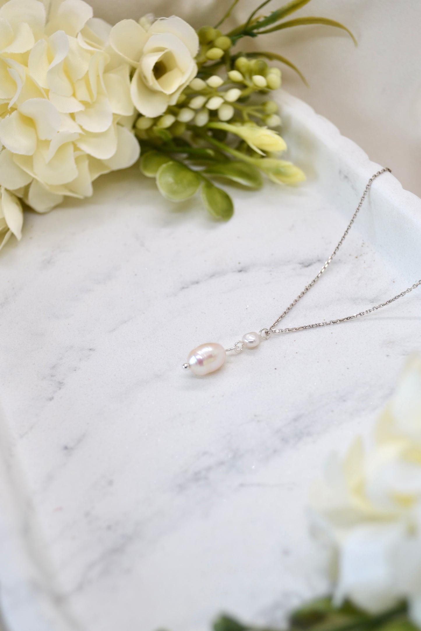 Duo of Pearls Necklace