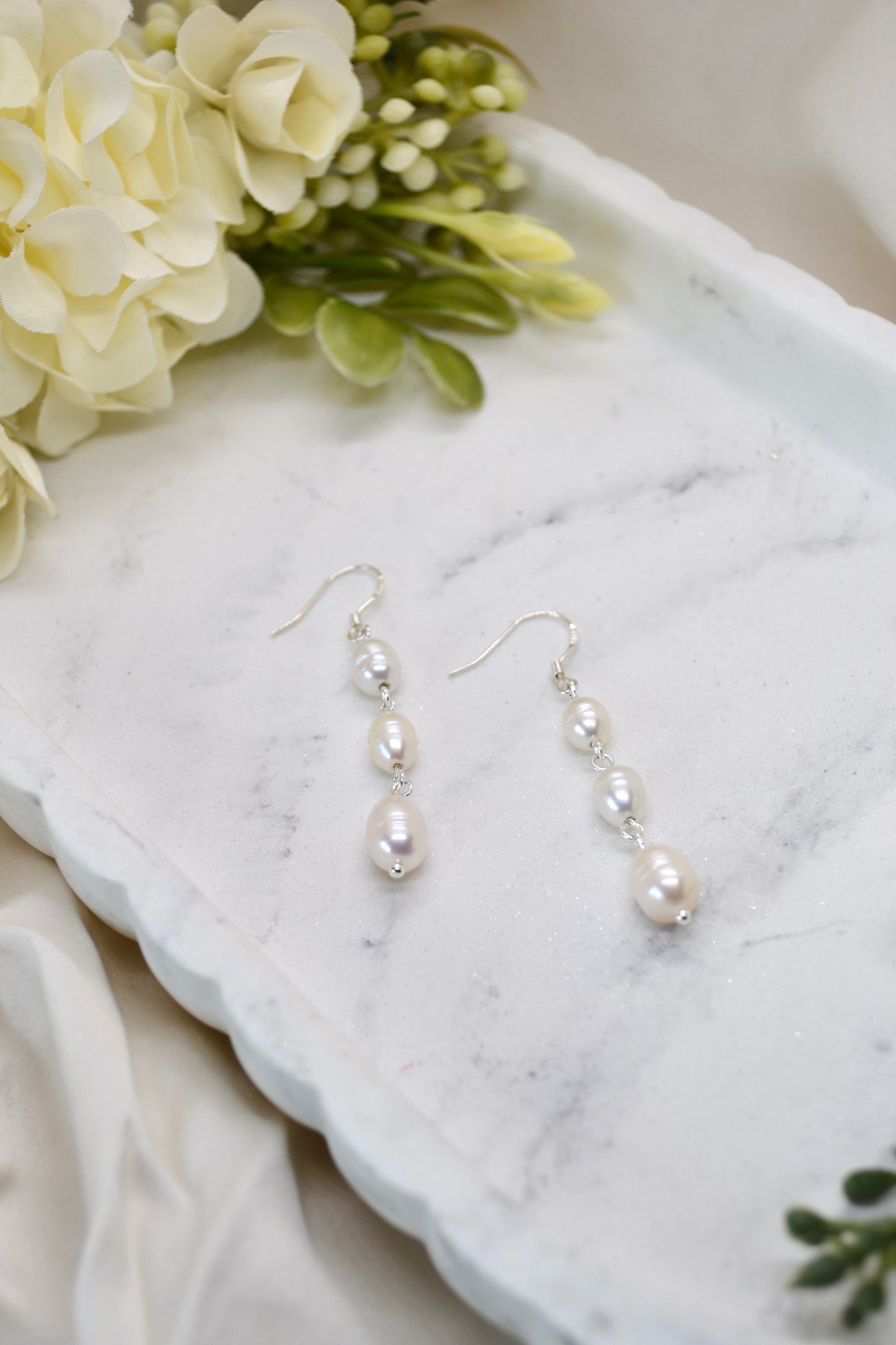 Pretty Pearl Drop Earrings