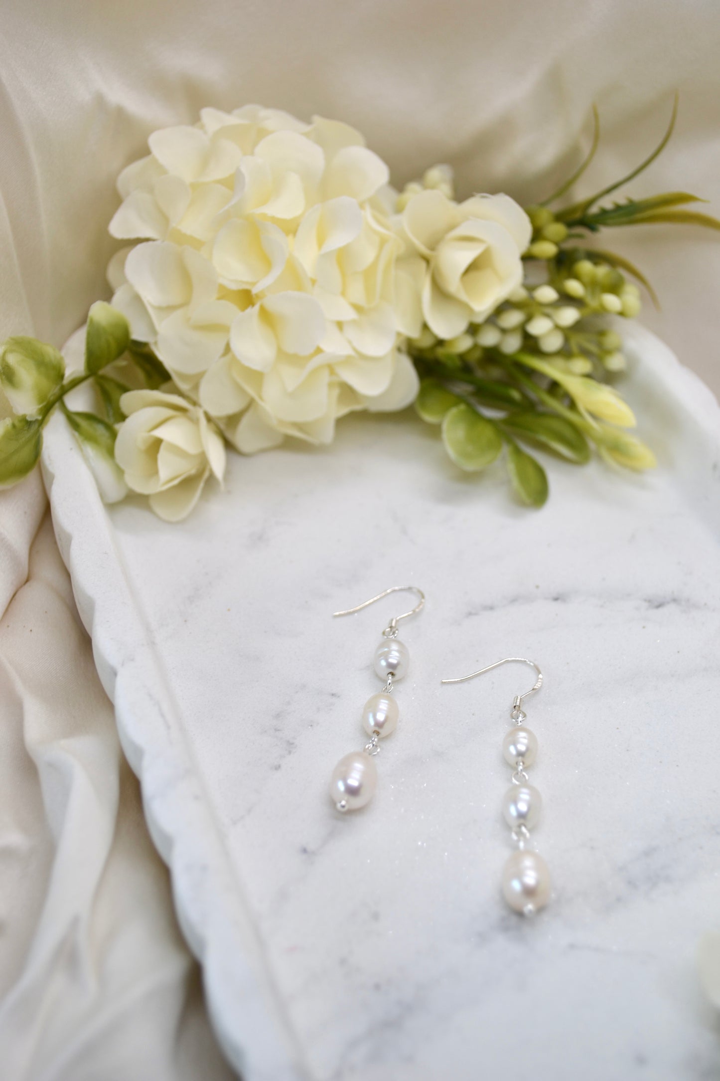 Pretty Pearl Drop Earrings