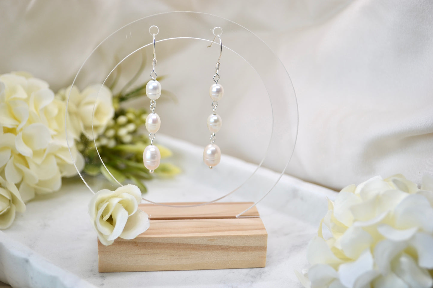 Pretty Pearl Drop Earrings