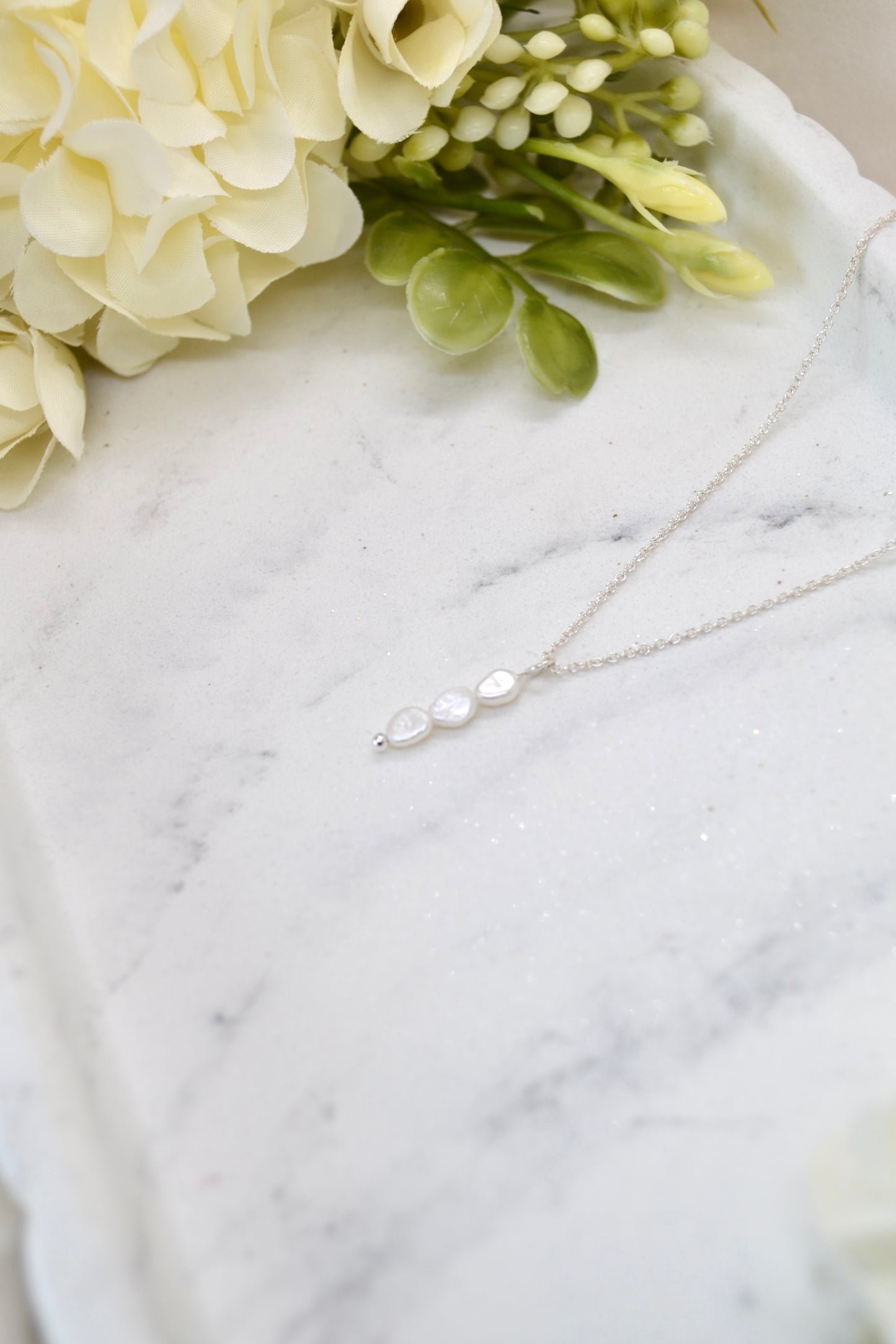 Trio of Pearls Necklace