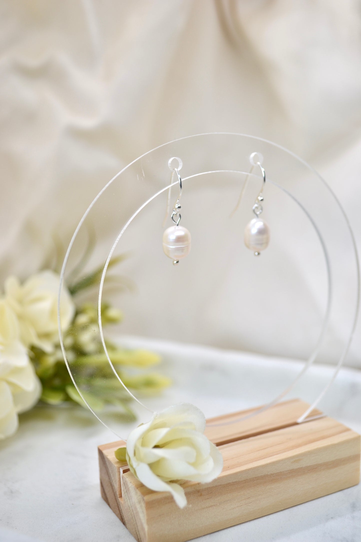 Pearl Dangle Earrings