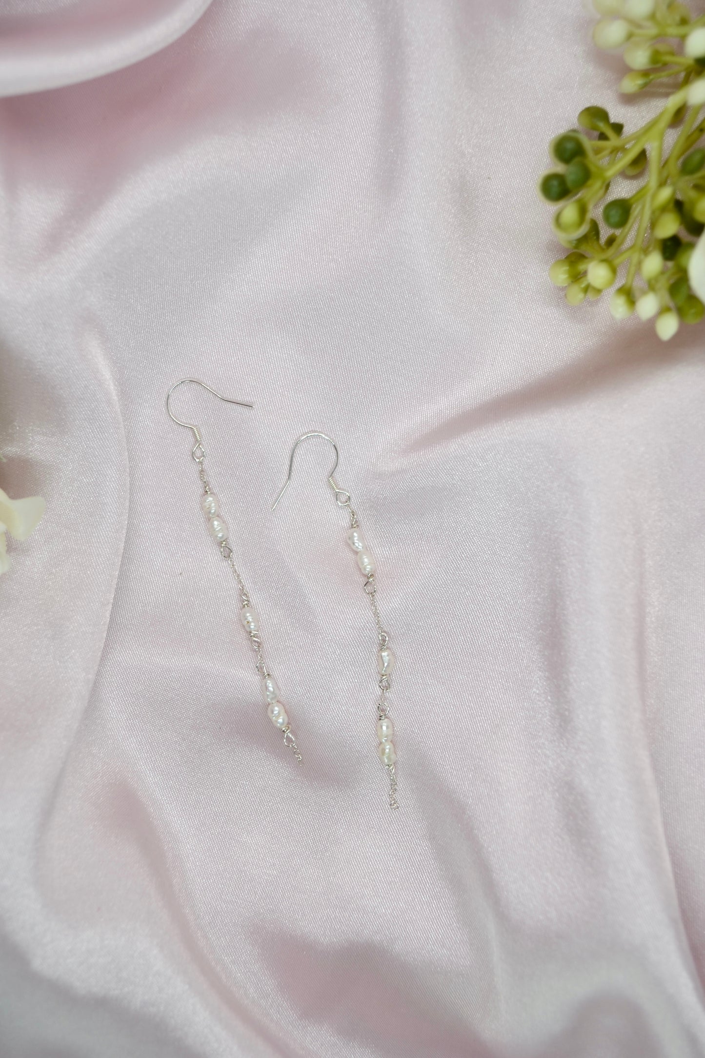 Delicate Dangly Pearl Drops