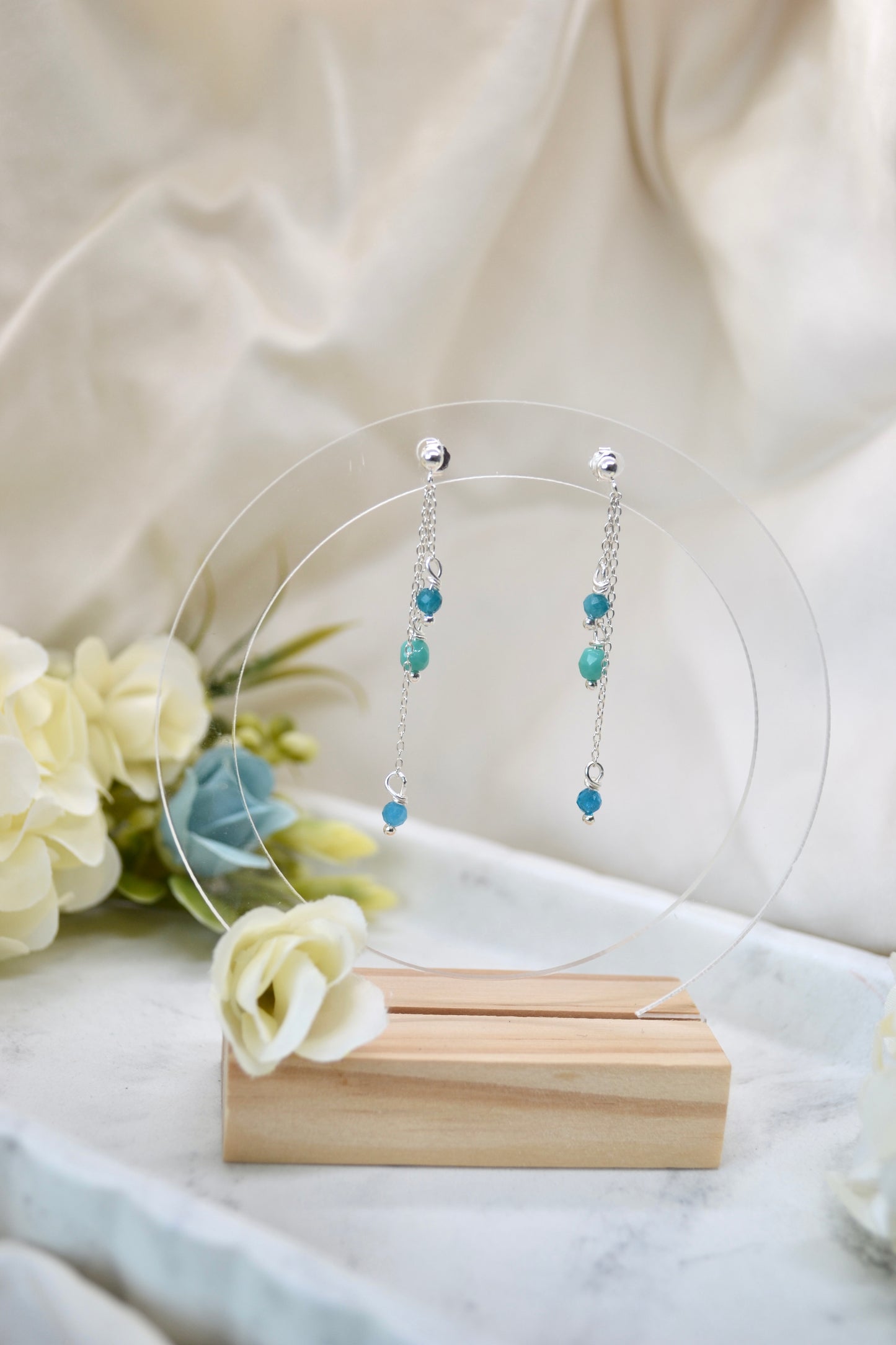 Apatite Dangle Earrings