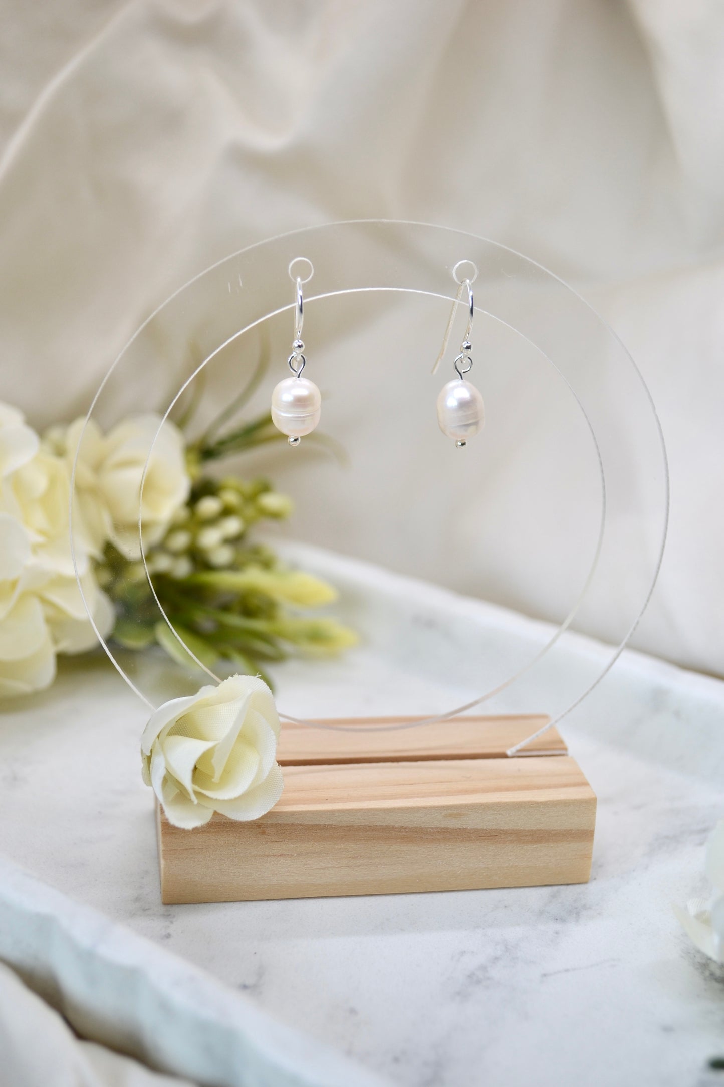 Pearl Dangle Earrings
