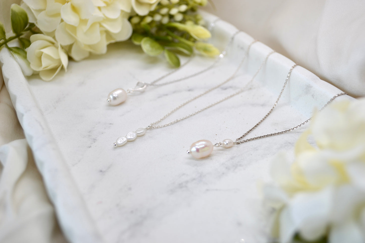 Trio of Pearls Necklace