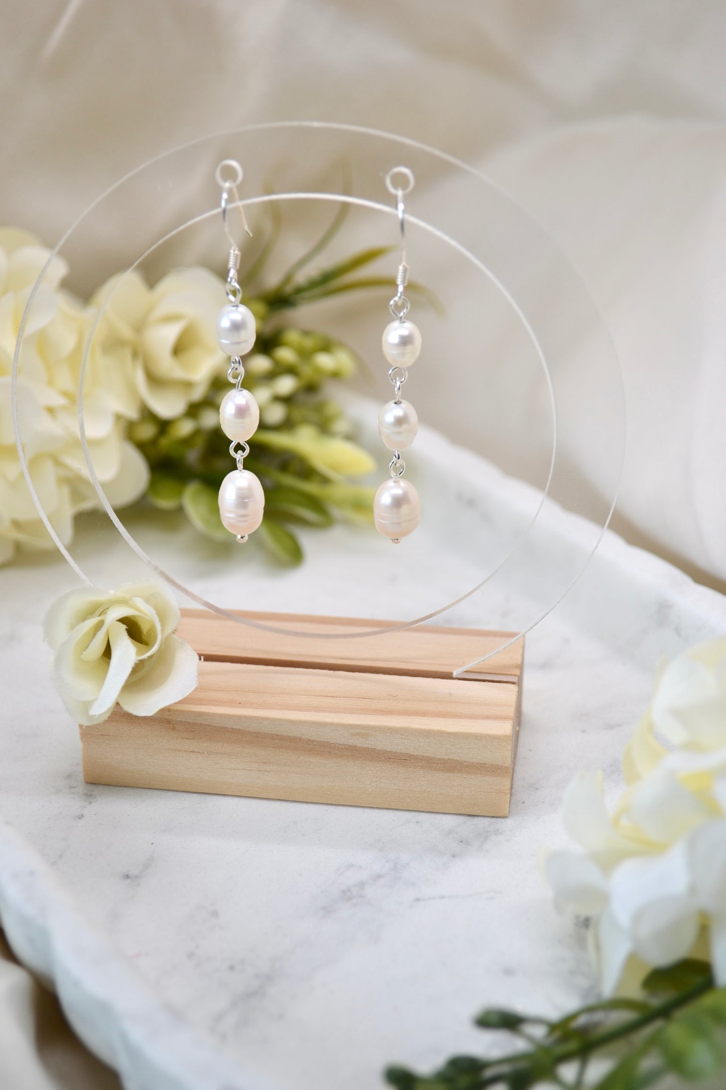 Pretty Pearl Drop Earrings