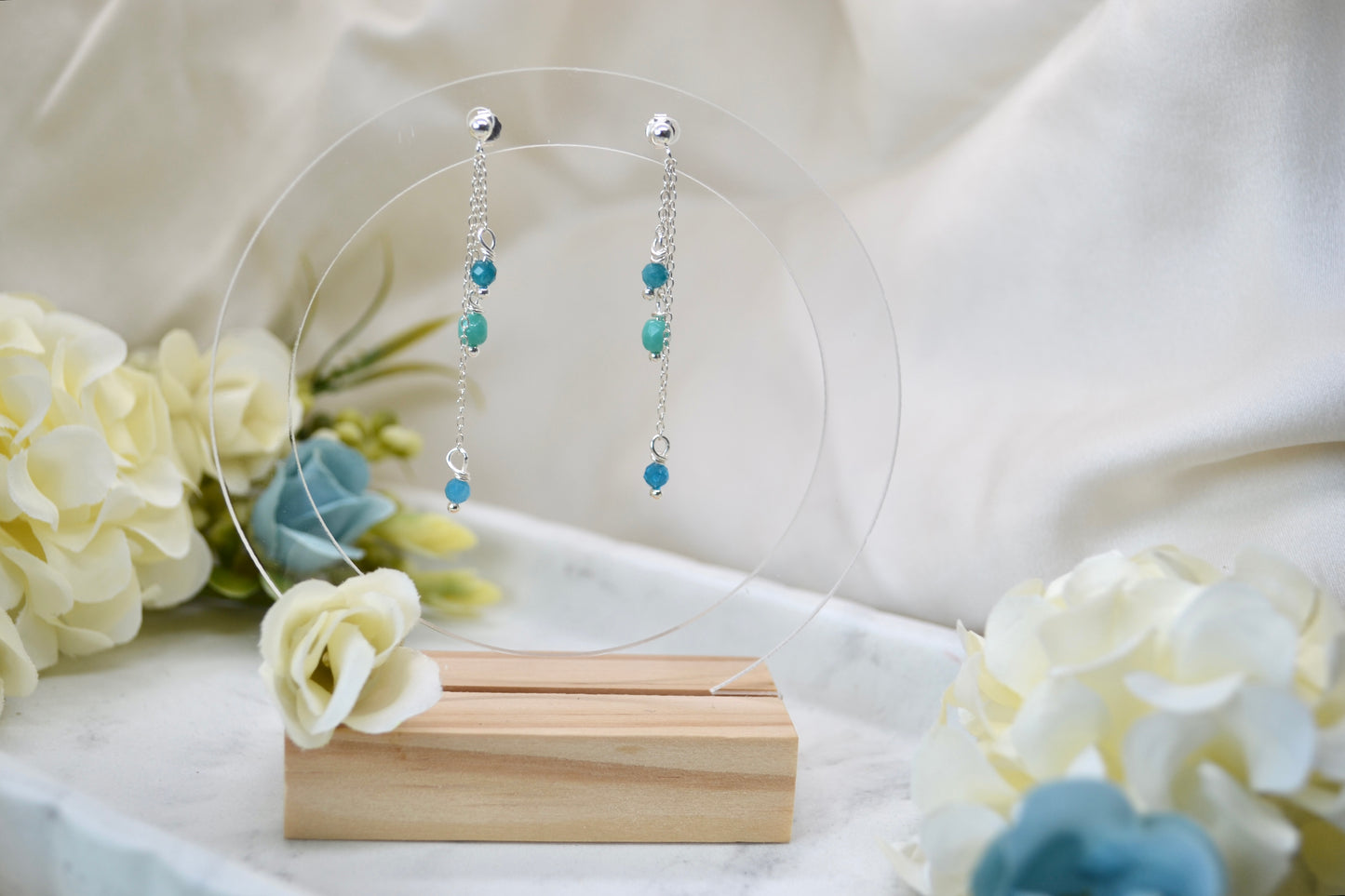 Apatite Dangle Earrings