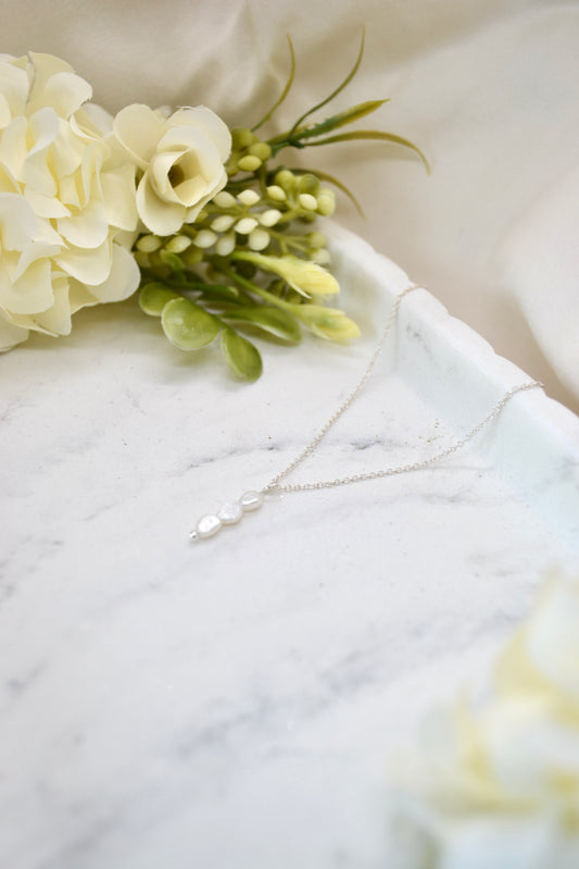 Trio of Pearls Necklace