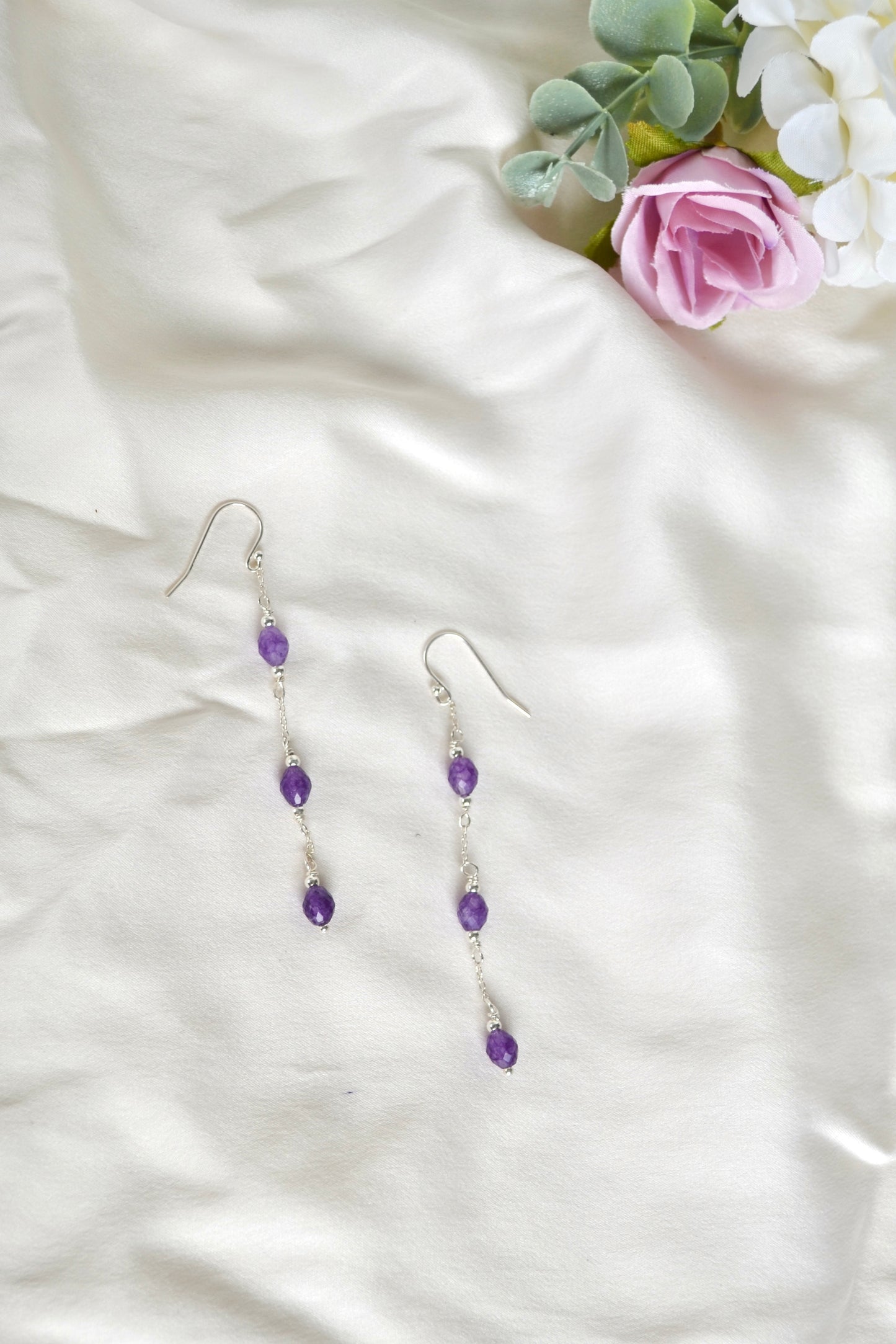 Amethyst Drop Earrings