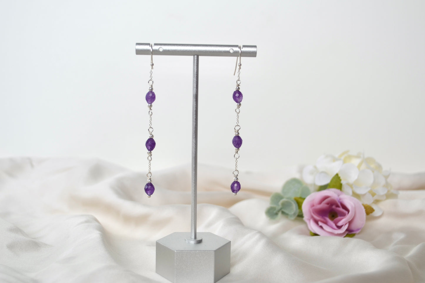 Amethyst Drop Earrings