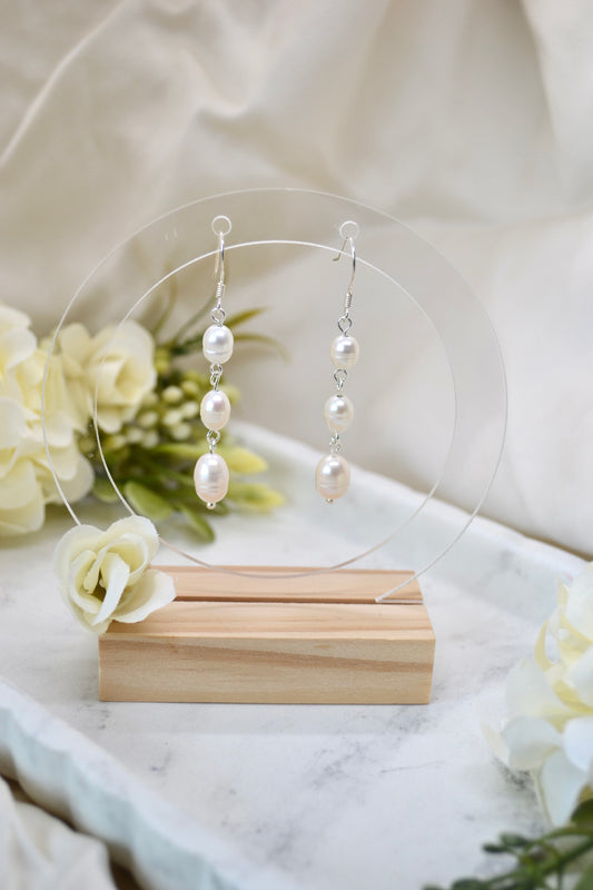 Pretty Pearl Drop Earrings