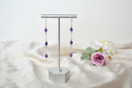 Amethyst Drop Earrings