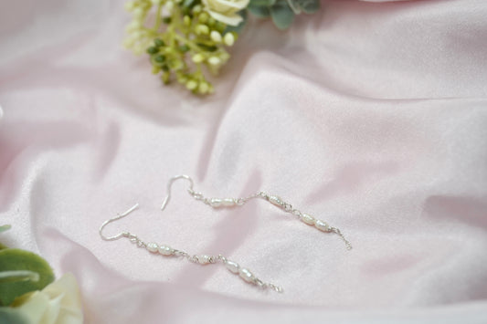 Delicate Dangly Pearl Drops