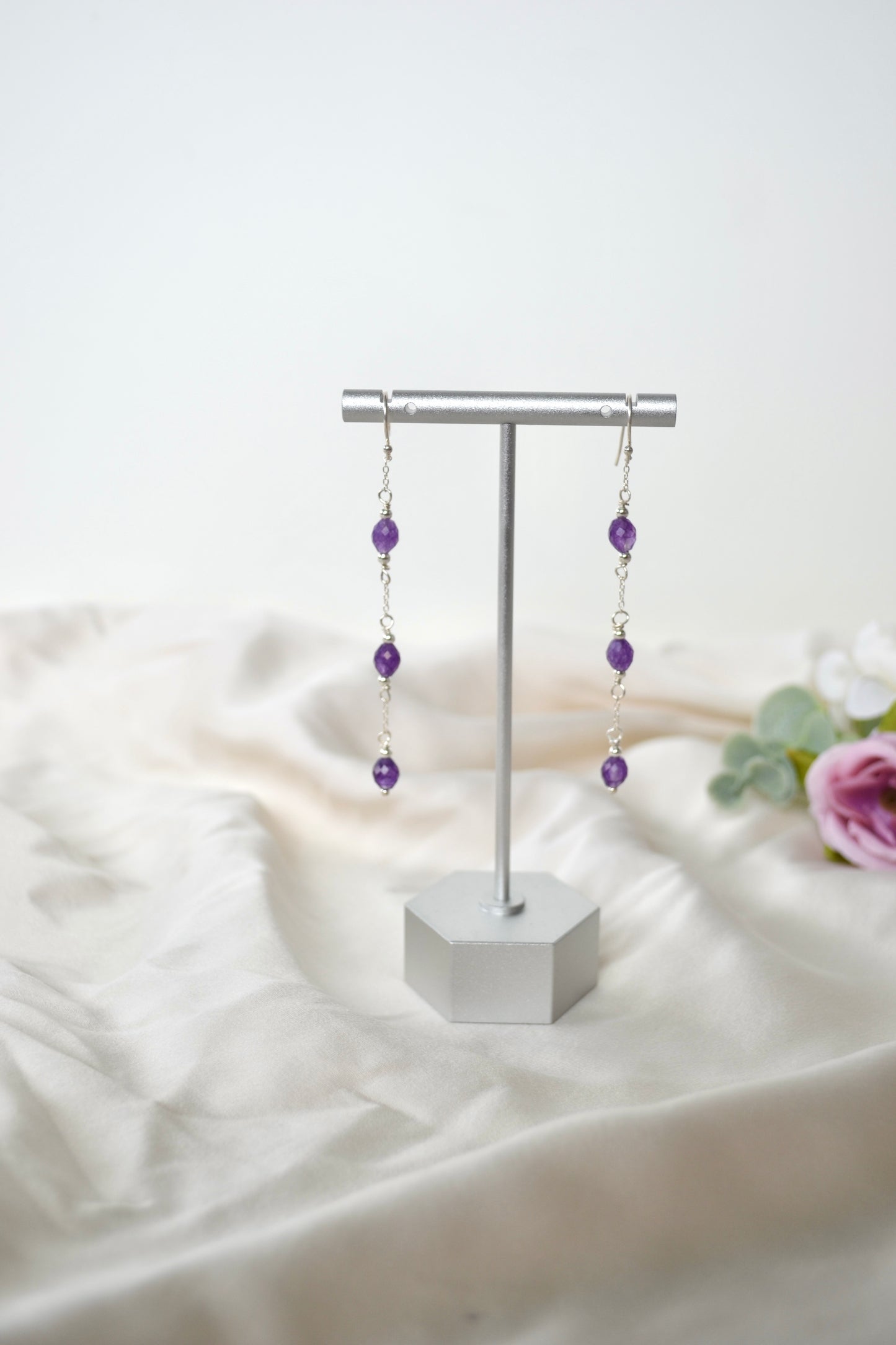 Amethyst Drop Earrings