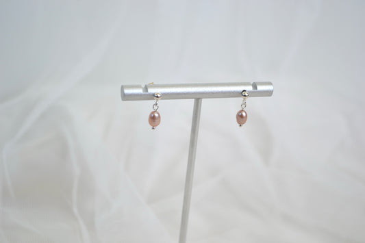 Delicate Pearl Studs