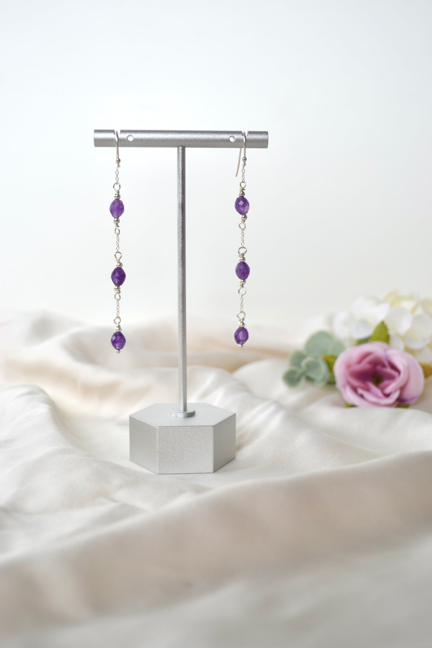 Amethyst Drop Earrings