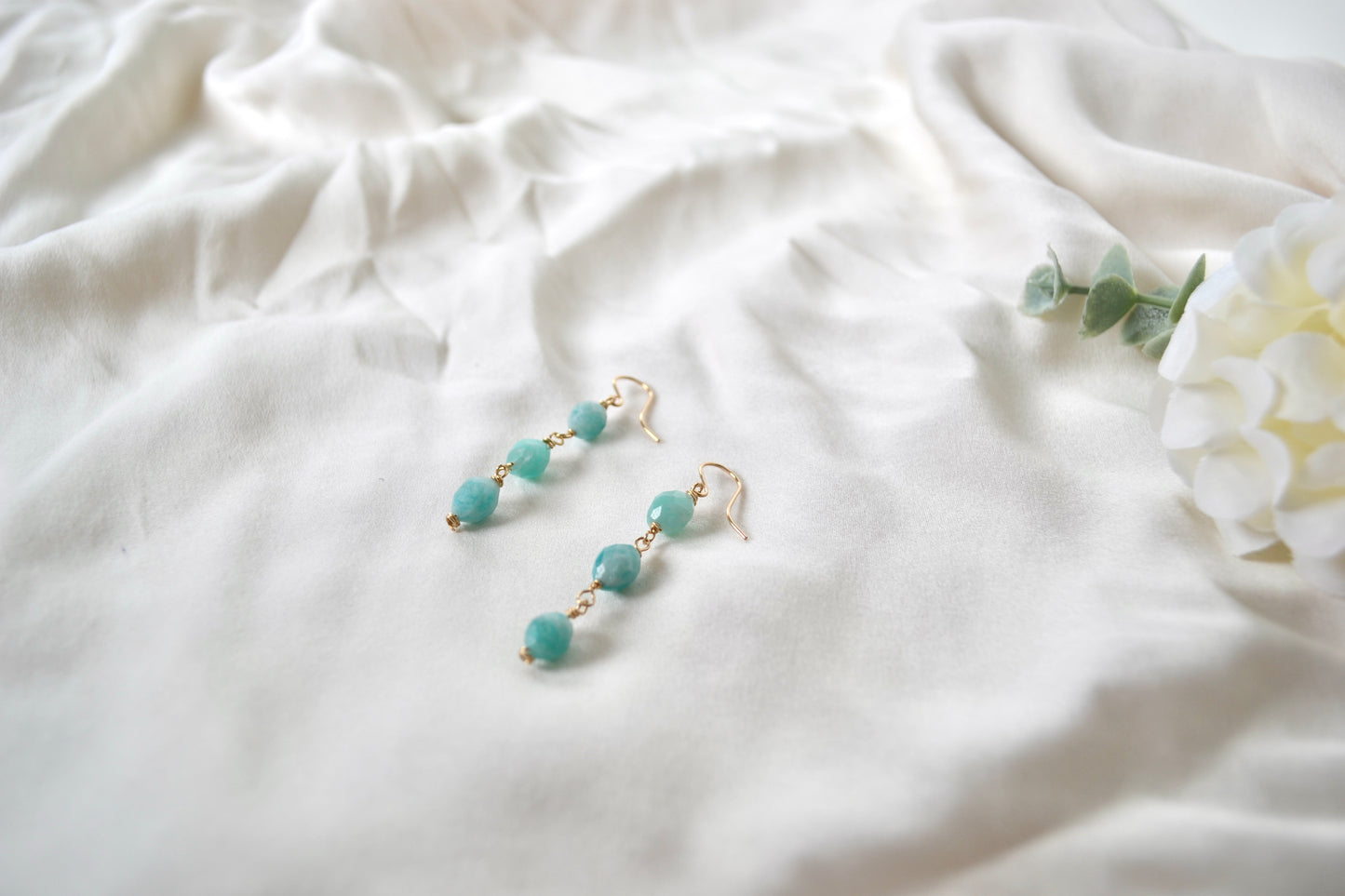 Amazonite Dangly Earrings