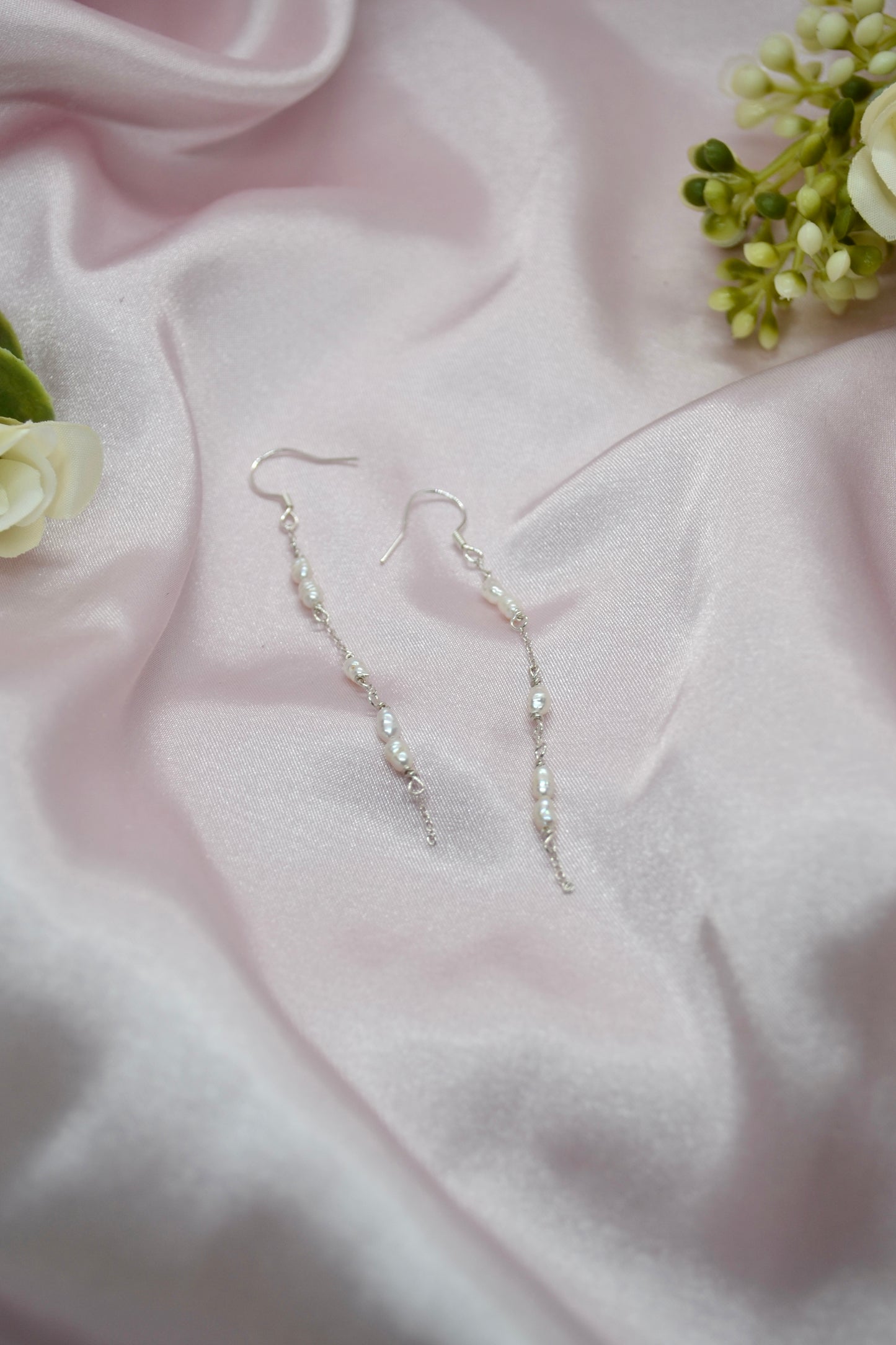Delicate Dangly Pearl Drops