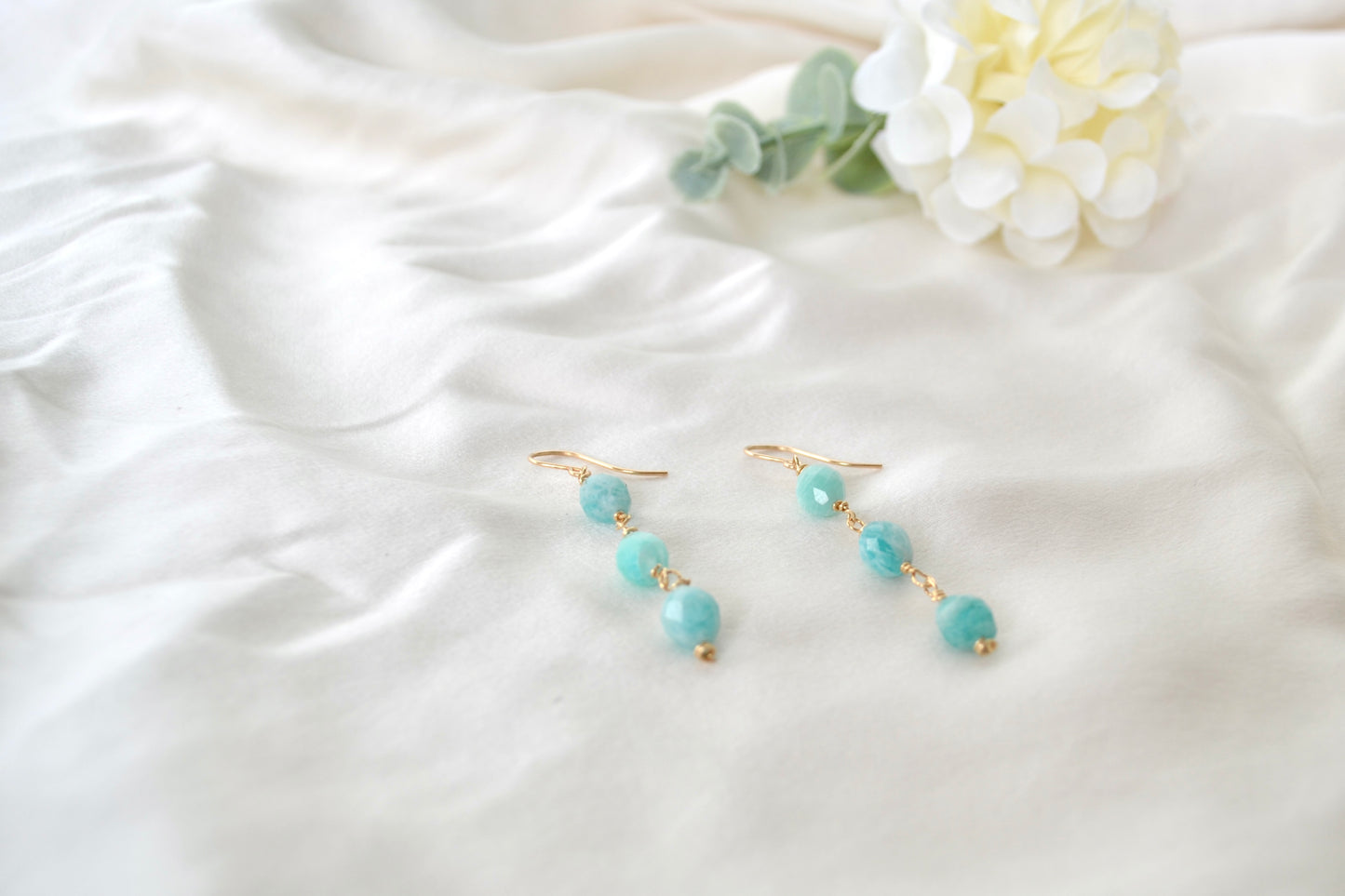 Amazonite Dangly Earrings