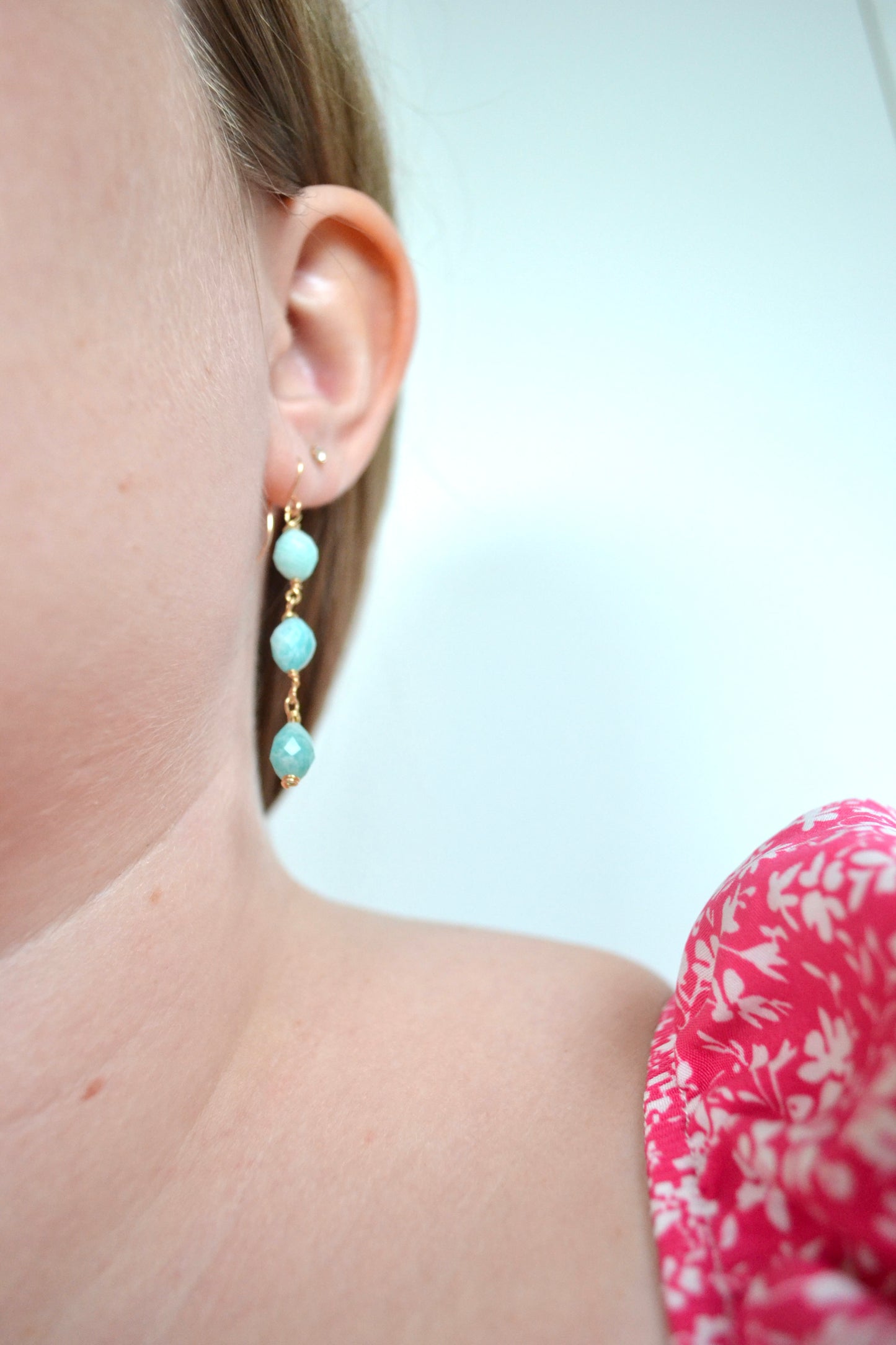 Amazonite Dangly Earrings