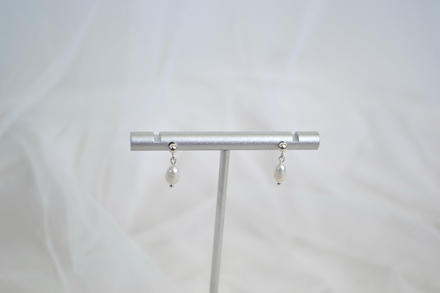 Delicate Pearl Studs