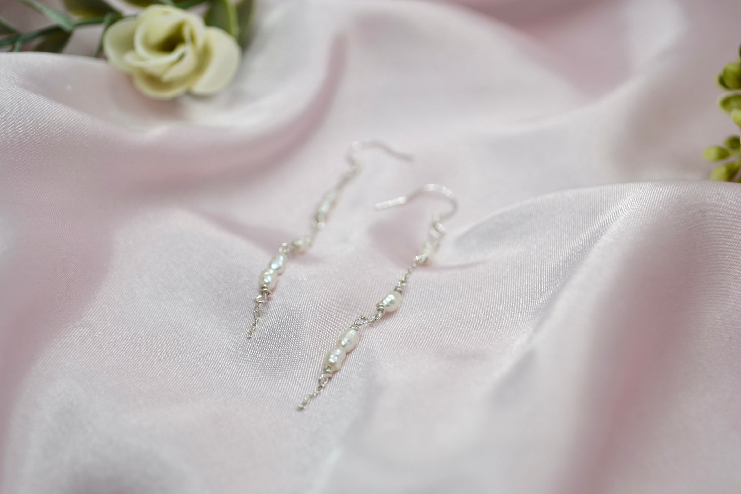 Delicate Dangly Pearl Drops
