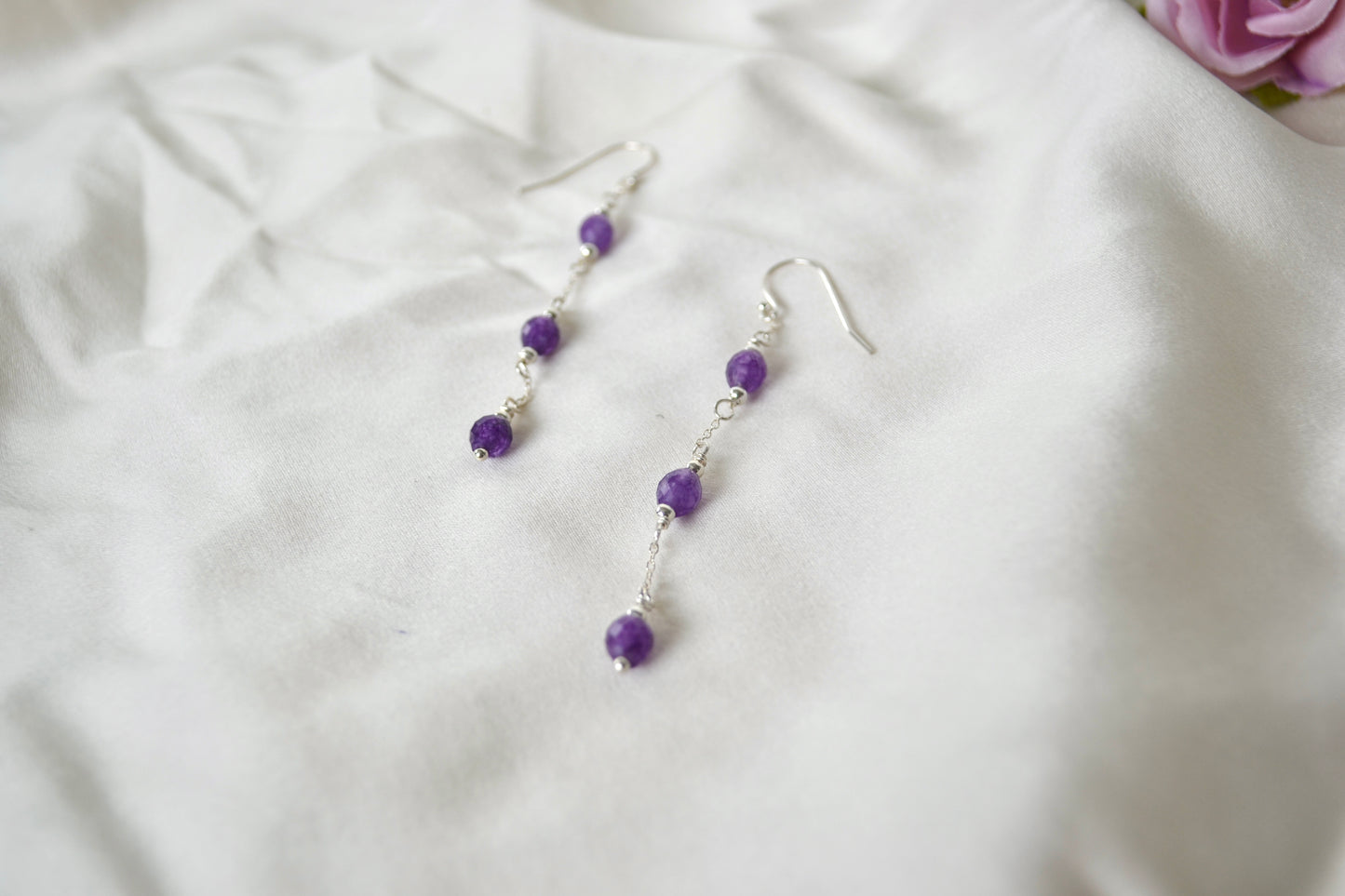 Amethyst Drop Earrings