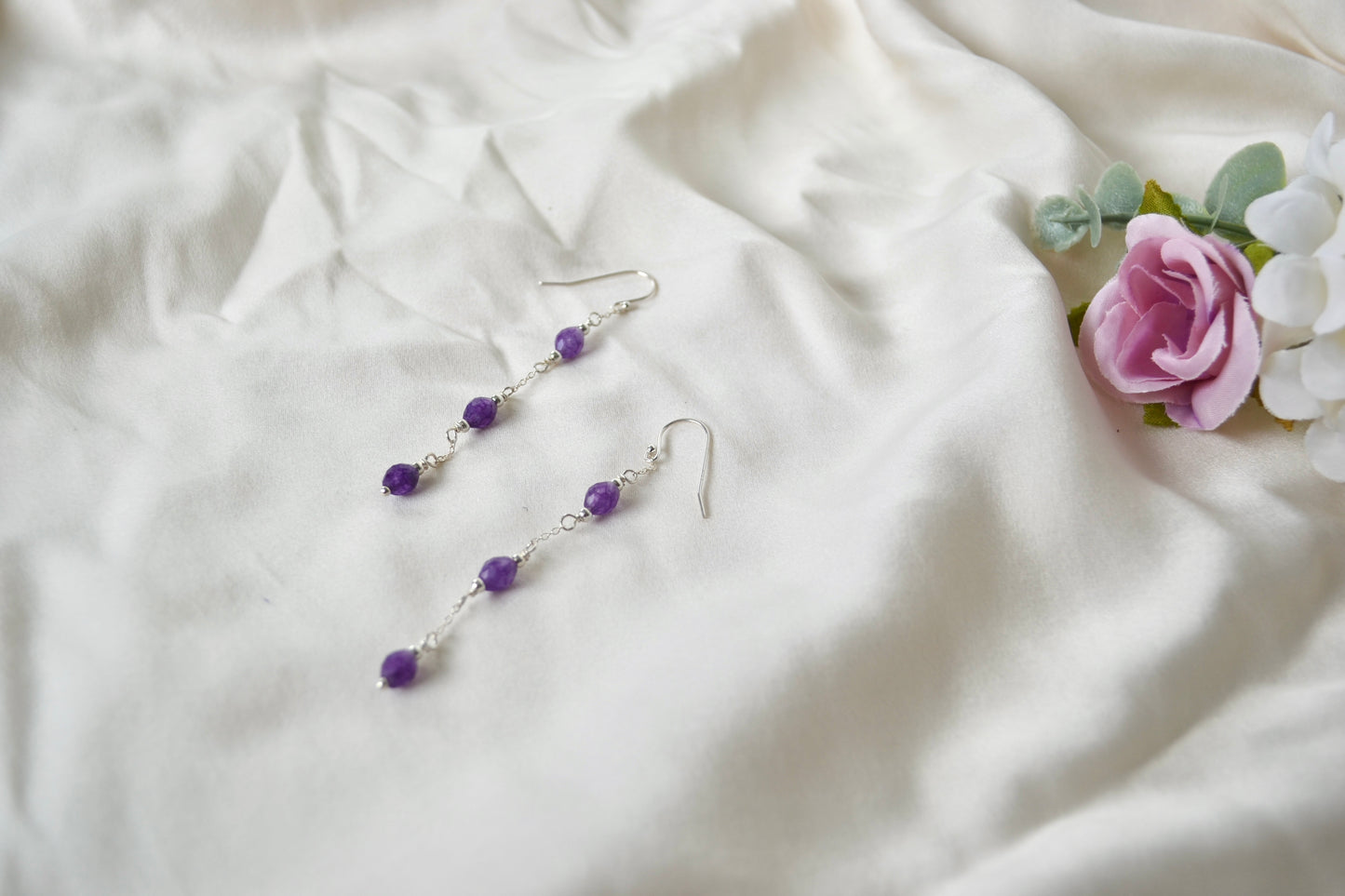 Amethyst Drop Earrings