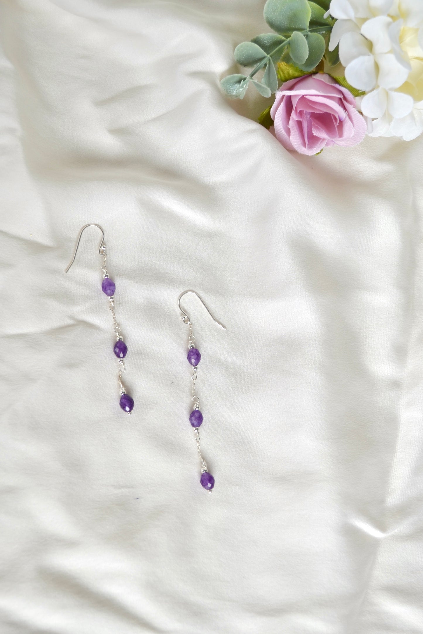 Amethyst Drop Earrings