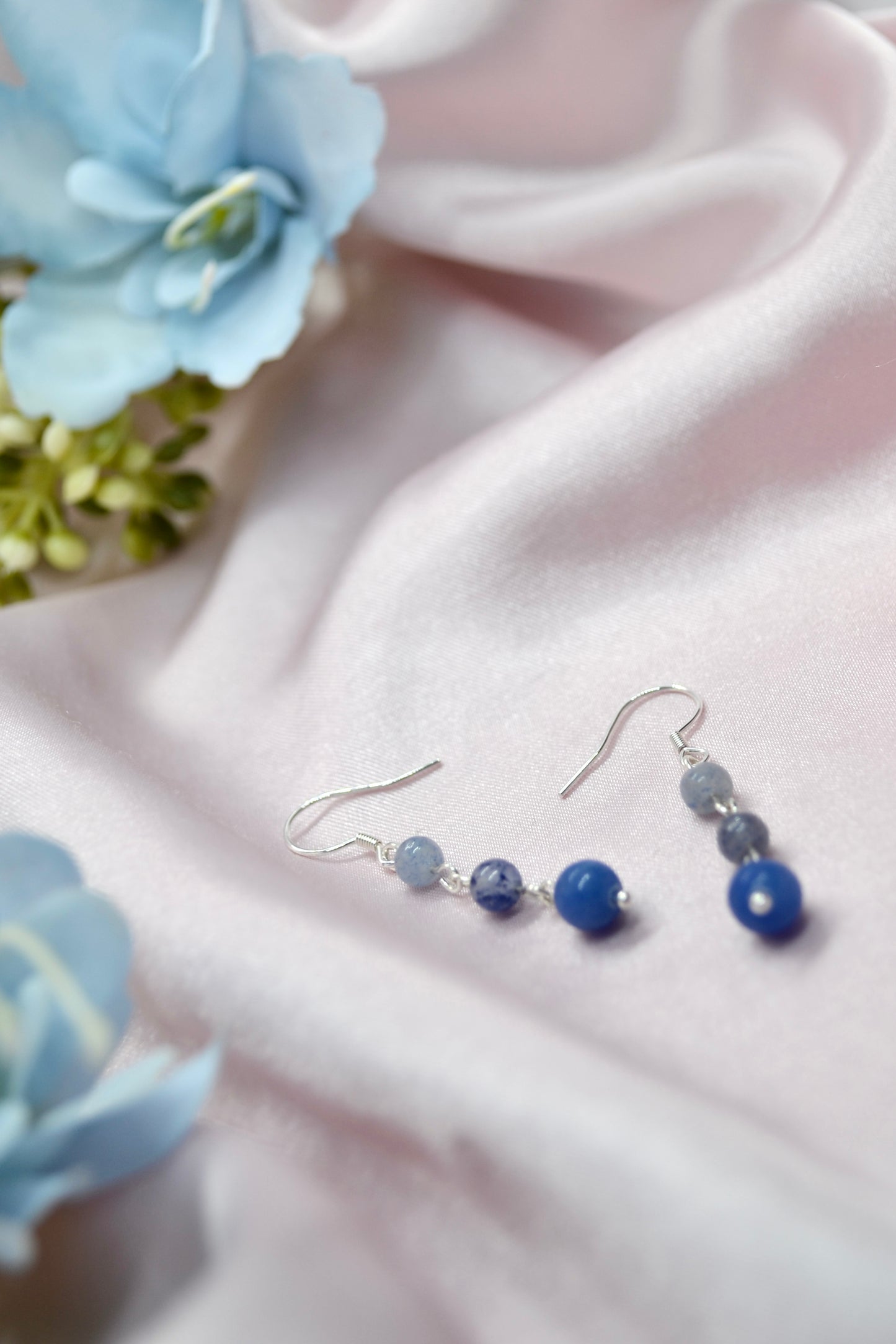 Blue Aventurine Drop Earrings