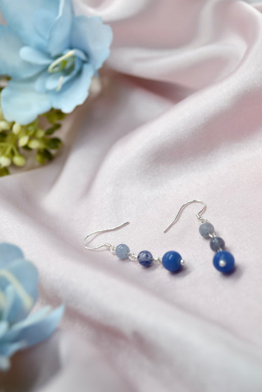 Blue Aventurine Drop Earrings