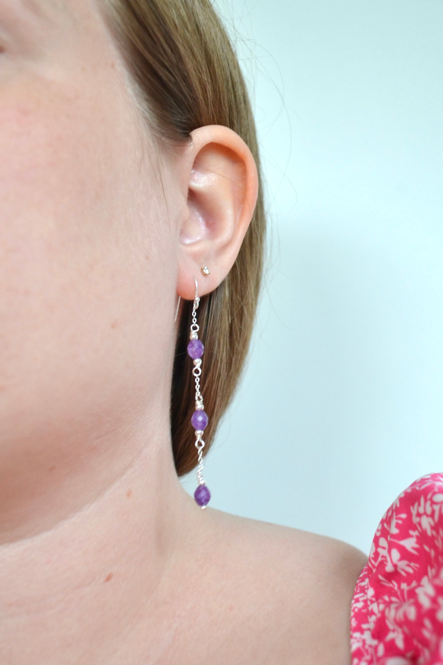 Amethyst Drop Earrings